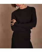 Courtney schwarzer Pullover