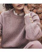 Jersey de punto Capucine rosa oscuro