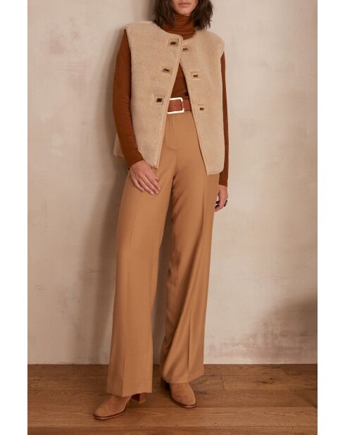 Lichte camelkleurige broek van Finley