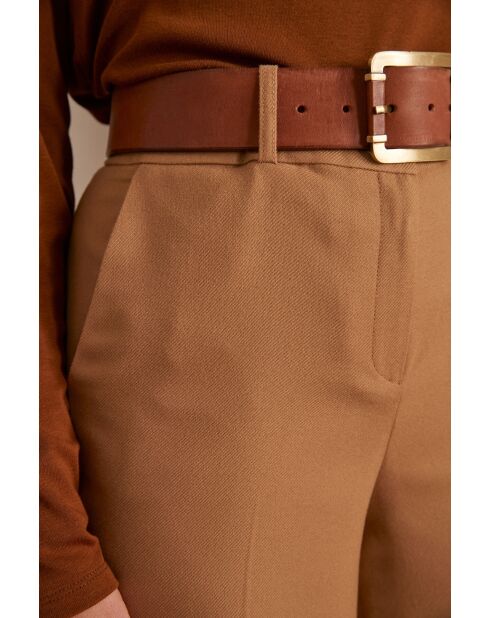 Lichte camelkleurige broek van Finley