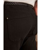 Patience schwarze, überfärbte Hose