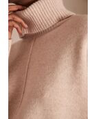 Lichte taupe trui Andrea