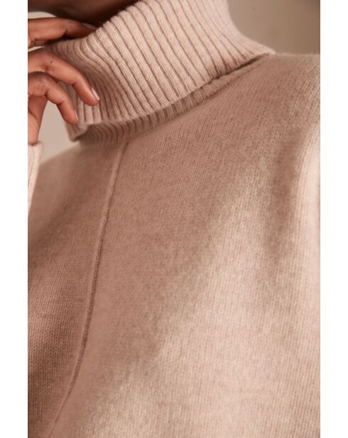 Helltaupefarbener Pullover Andrea