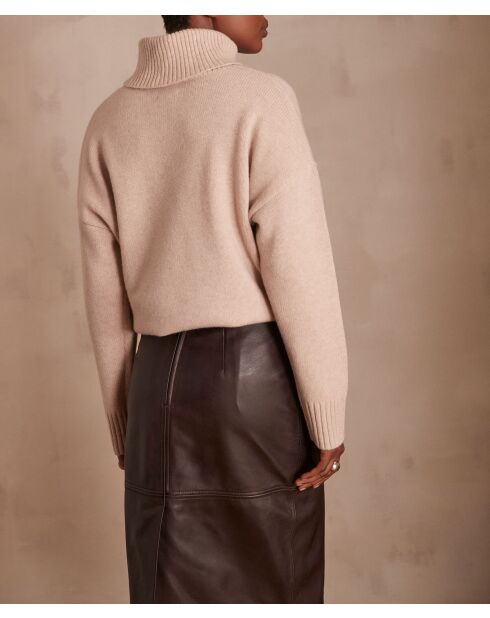 Helltaupefarbener Pullover Andrea
