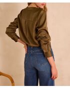 Blusa caqui lisa Marie