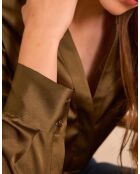 Blusa caqui lisa Marie