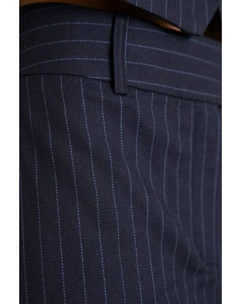 Pantalon Layla rayé encre