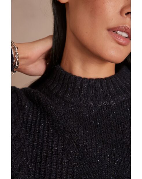 Marineblauer Cajou-Strickpullover