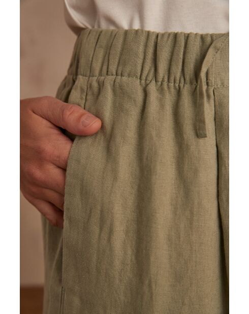 Prince Almond linnen broek