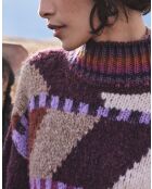 Maglione bordeaux Cassius