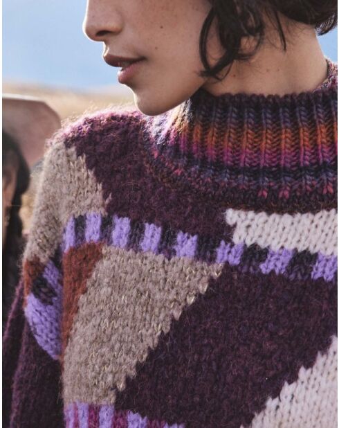 Pull Cassius bordeaux
