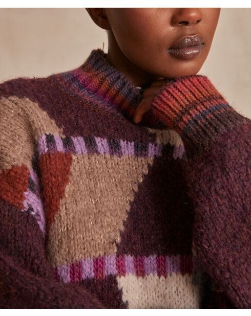 Pull Cassius bordeaux