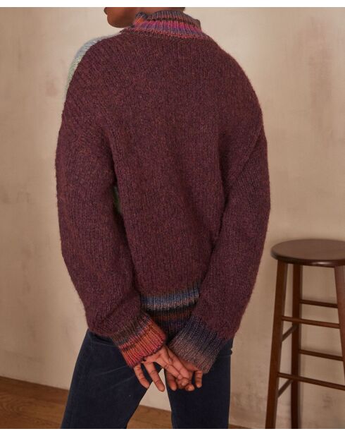 Pull Cassius bordeaux