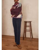 Maglione bordeaux Cassius