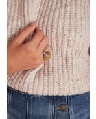 Cremefarbener Strickpullover Chirley