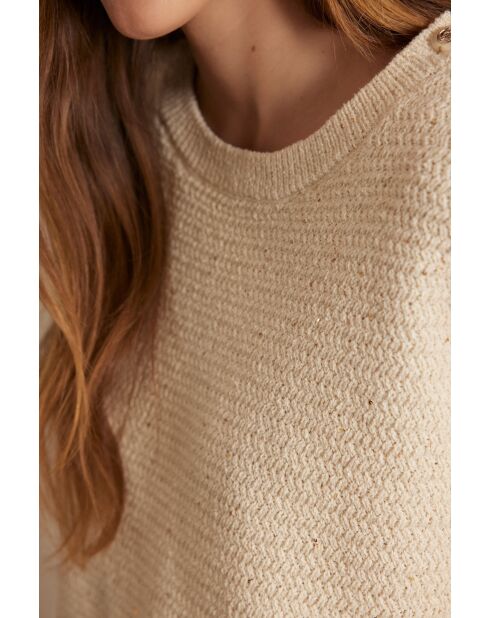 Cremefarbener Pullover Sidonie