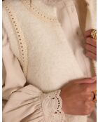 Cremefarbener Pullover Bayane