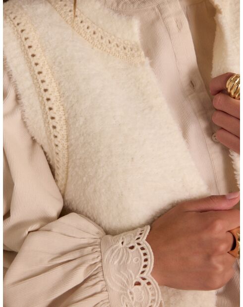 Cremefarbener Pullover Bayane