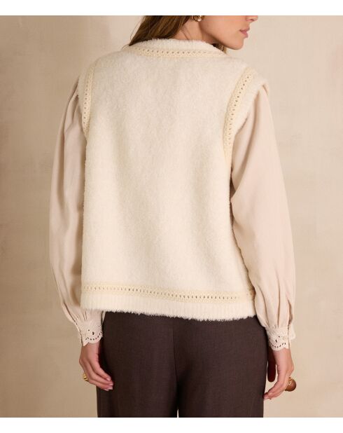Cremefarbener Pullover Bayane