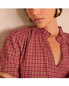 Geruite blouse met kruisbes van Beth