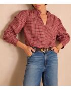 Geruite blouse met kruisbes van Beth