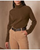 Olivgrüner Strickpullover von Célestin