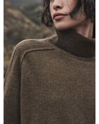 Olivgrüner Strickpullover von Célestin