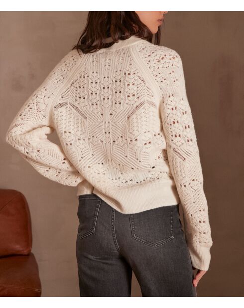 Ecrufarbener Pullover Chiara