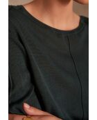Carly tannengrüner Strickpullover
