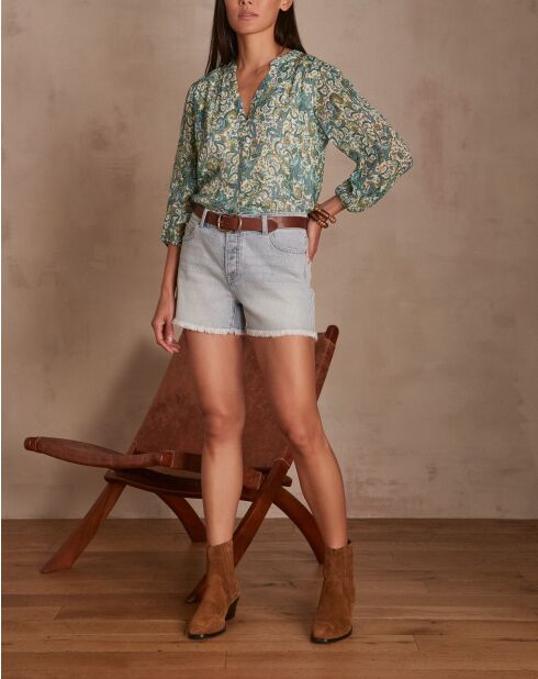 Shorts Marco in denim indaco chiaro