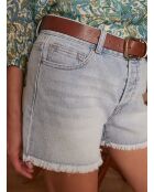 Shorts Marco in denim indaco chiaro