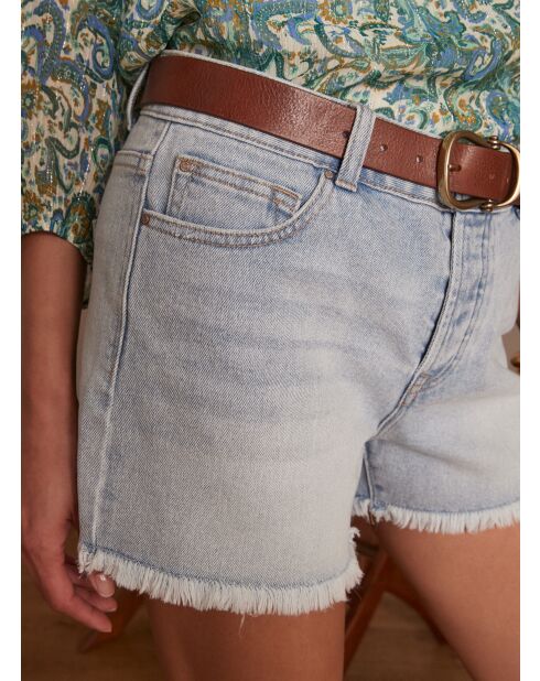 Shorts Marco in denim indaco chiaro