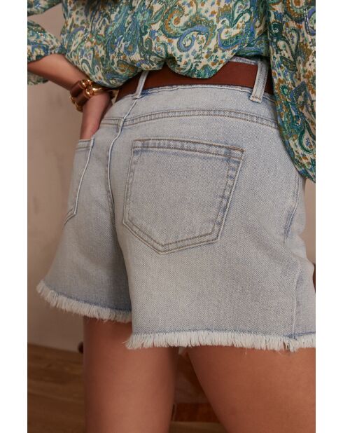 Shorts Marco in denim indaco chiaro
