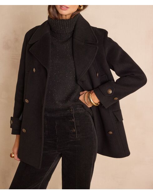 Manteau Djanis caban noir