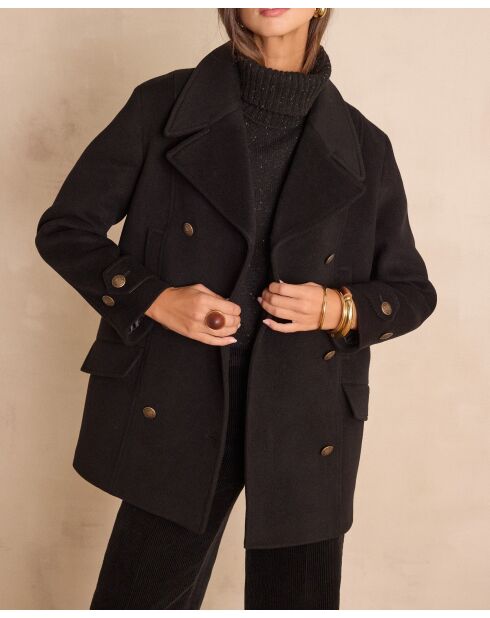 Manteau Djanis caban noir