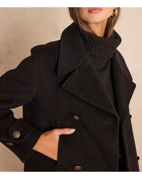 Manteau Djanis caban noir