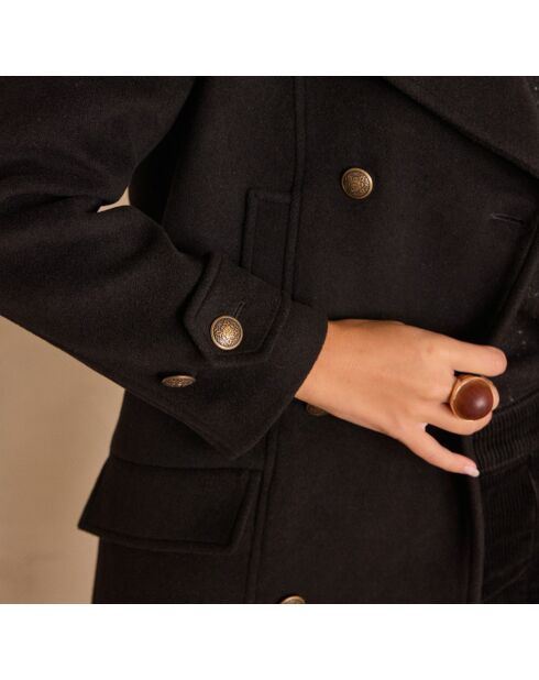 Manteau Djanis caban noir