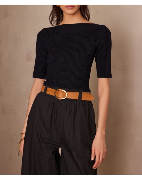 Sergio schwarzer Pullover