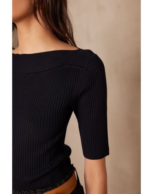 Sergio schwarzer Pullover