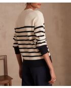 Ecrufarbener Strickpullover Cliff