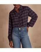 Violette Babylon karierte Bluse