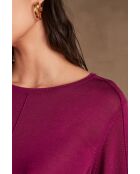 Maglione in maglia fucsia chiaro Carly