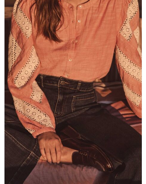 Blouse Cathel broderie primerose