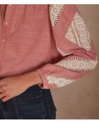Blouse Cathel broderie primerose