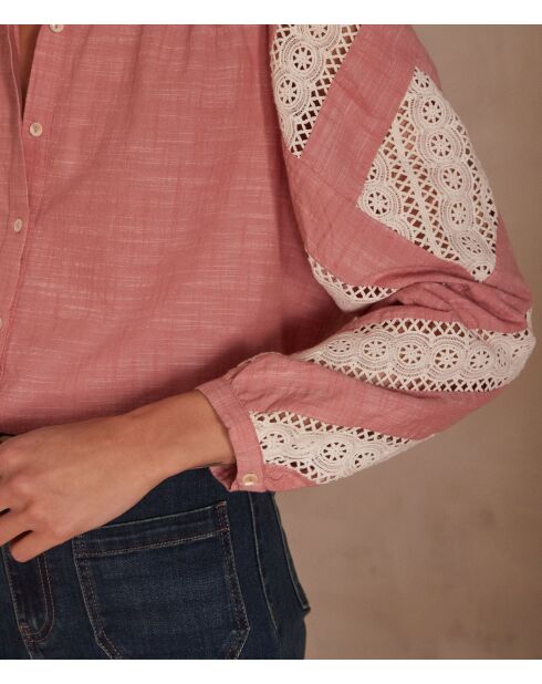 Blouse Cathel broderie primerose