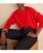 Maglione in maglia rosso Ary
