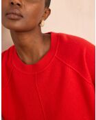 Maglione in maglia rosso Ary