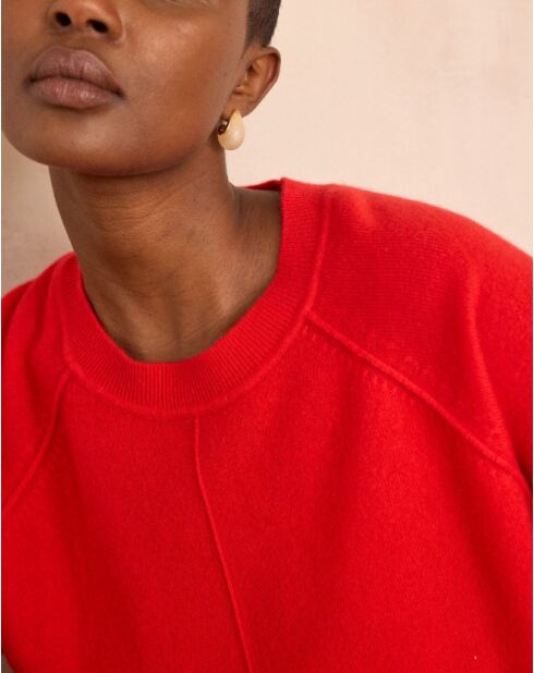 Roter Strickpullover Ary