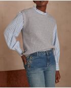 Himmelblauer Leroy Strickpullover