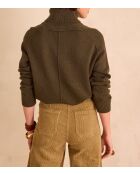 Khakifarbener Strickpullover von Célestin
